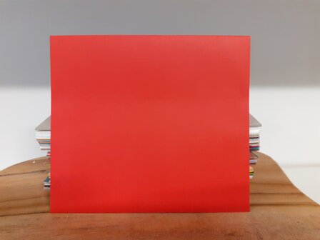 Envelop Rood 125 x 140 mm