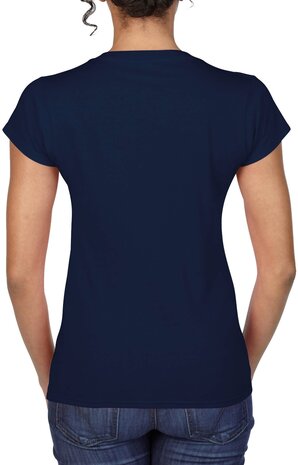 Dames T-shirt V-hals NAVY